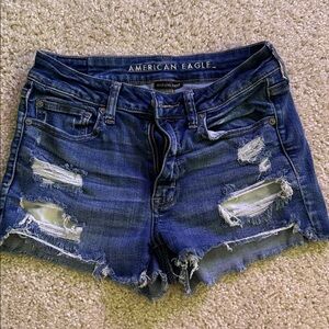 American Eagle Blue Denim Shorts